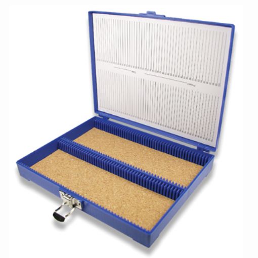 Slide Storage Box 100pl Blue