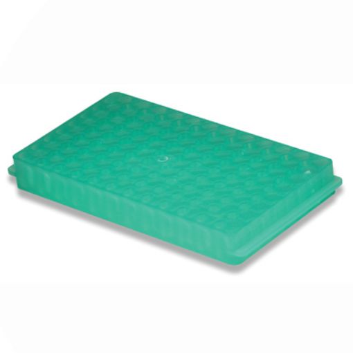 Rack Reversible 1.5/2mL or 0.5/0.7mL 96 Well Green