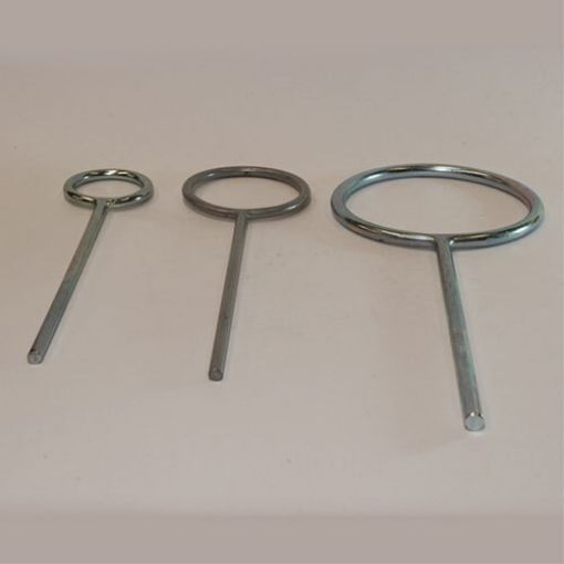 Retort ring with arm 40mm diam