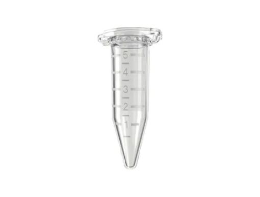 5ml Eppendorf Tubes, snap cap, colourless, (2 bags × 100) , 200 per box