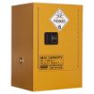 30L underbench Toxic substance storage cabinet, single door, 1 shelf