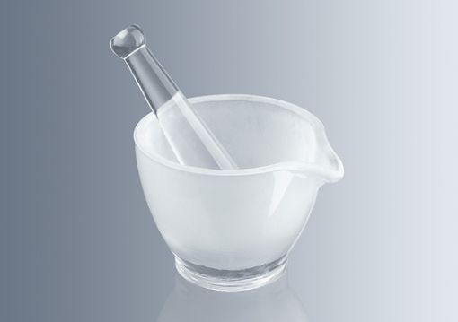 Glass Mortar & Pestle 120mm