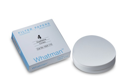 Whatman No 4 F/Paper 125mm, 100 per Pack