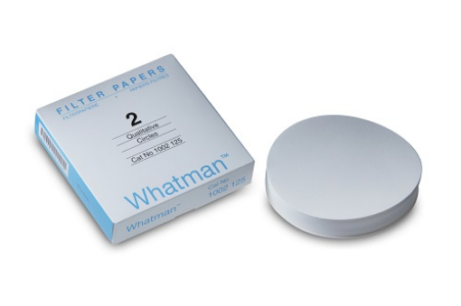 Whatman No 2 F/Papers 125mm,100 per Pack