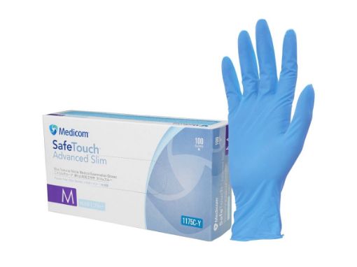 Safe Touch Slim Nitrile P/F Gloves XL, 100 per Pack