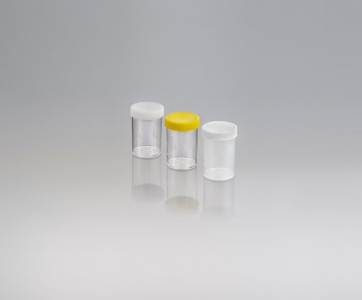 250ml Polycarbonate Container unlabelled, Screw cap, 147 per Carton