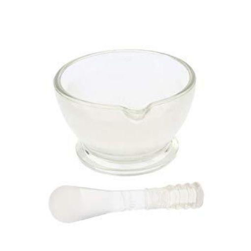 Mortar & Pestle Glass 90mm (OD) x 60mm (H)