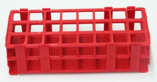 Test Tube Rack Red PP 24x25