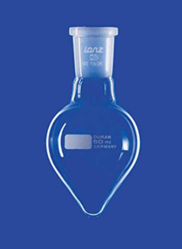 Pear Shaped Flask 100ml socket size 14/23