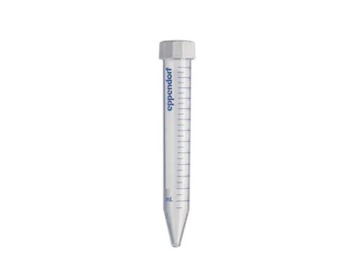 Picture of Eppendorf Conical Tubes 15 mL, Forensic DNA Grade, clorless, 100 pcs., individually packed tubes