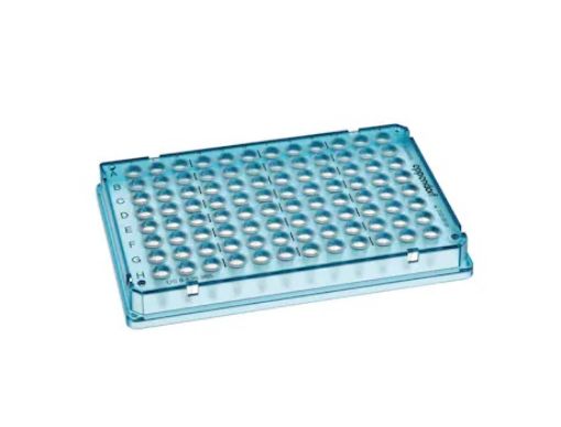 Picture of Eppendorf twin.tec® Trace PCR Plate 96, skirted, PCR clean, crystal blue, 25 plates