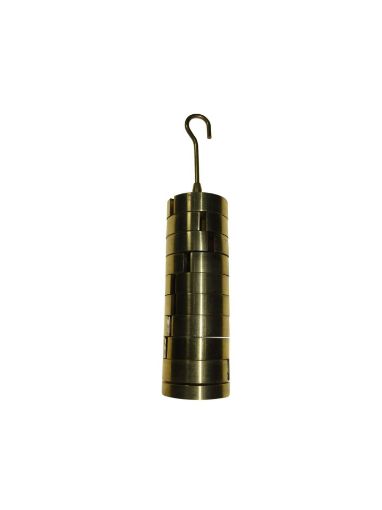 Picture of Weights, Slotted, Brass, 9x100G with 1x 100G Carrier = 1Kg