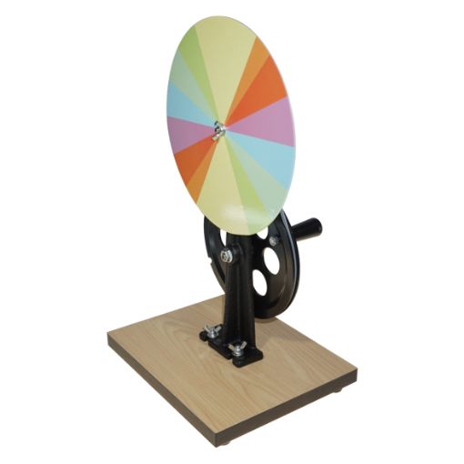 Picture of Newton's Colour Disc, 23cm D, Hand Driven on Stand