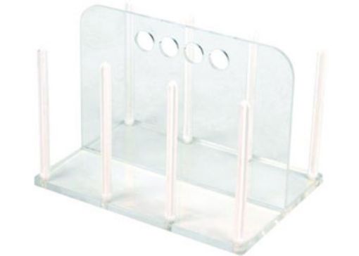 Picture of Rack, Petri Dish, Holds 60x90mm D Dishes