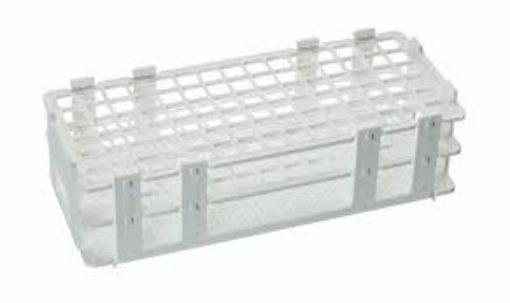 Picture of Rack, Test Tube, Polyprop, 90x13mm Tubes - 6x15 Rows White