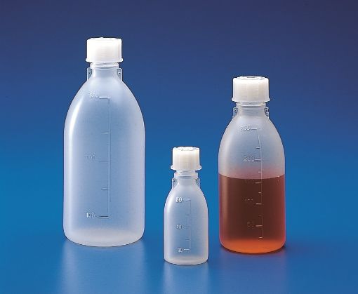 Picture of 250ml Bottle, N/Neck Graduated, Heavy walled PP w/cap