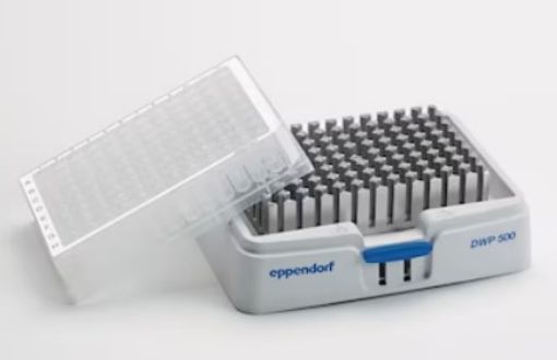 Picture of Eppendorf SmartBlock™ DWP 500, thermoblock for Eppendorf Deepwell Plates 96/500 µL, incl. lid