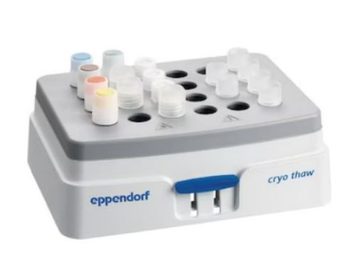 Picture of Eppendorf SmartBlock™ cryo thaw, thermoblock for 24 cryo tubes, 1.5 mL – 2 mL, max. external diameter 12.7 mm, flat base