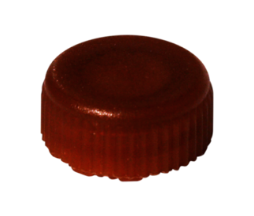 Picture of Screw cap for microtube, Brown,  500 per Carton