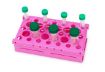 Picture of Rack Pop Up Pink PP, for 21x15mL and 12x50mL tubes, 2Pk