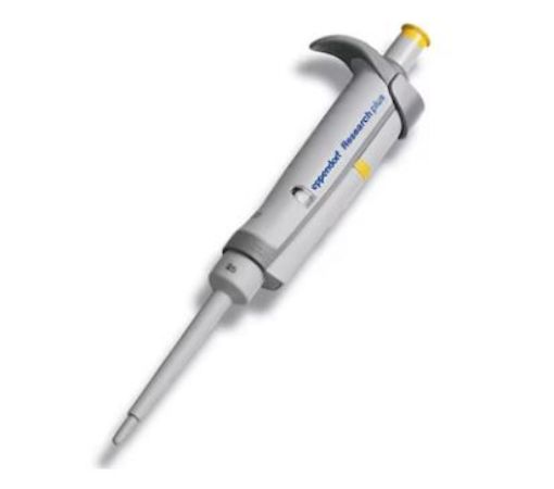 Picture of Eppendorf Research® plus single-channel, fixed, 25 µL, yellow (previously 3121000058)