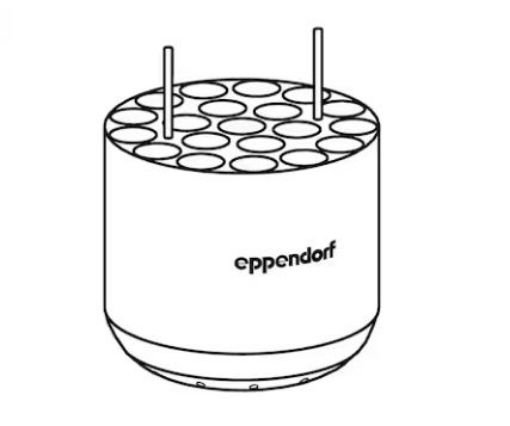 Picture of Adapter, for 20 round-bottom tubes 9 mL, for Rotor S-4-104, Rotor S-4x1000 round buckets and Rotor S-4x750, 2 pcs.