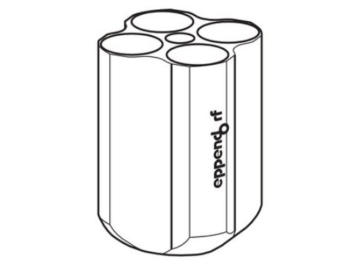 Picture of Adapter, for 4 conical tubes 50 mL, for Rotor S-4-72, 2 pcs.