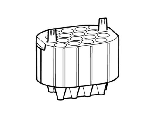 Picture of Adapters for Rotors, for 16 Eppendorf Tubes® 5.0 mL and 15 mL conical tubes, for Rotor S-4x1000 with plate/tube buckets, 2 pcs.