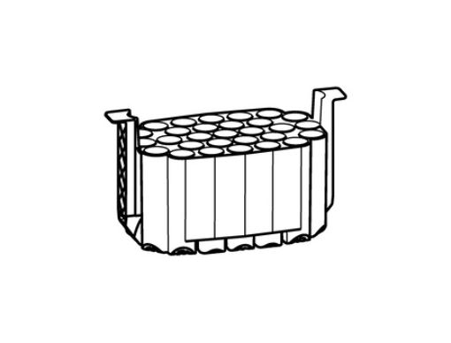 Picture of Adapters for Rotors, for 29 tubes 9 mL, Rotor S-4x1000, for high-capacity buckets, 2 pcs.