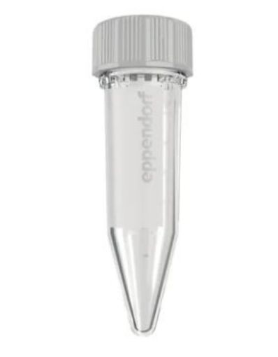 Picture of DNA LoBind® Tubes, DNA LoBind®, 5.0 mL, with screw cap, PCR clean, colorless, 200 tubes (2 bags × 100 tubes)