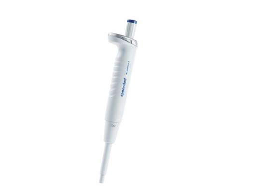 Picture of Eppendorf Reference 2, 1-channel, 100-1,000µL variable, incl. epTIPS Box 2.0, blue