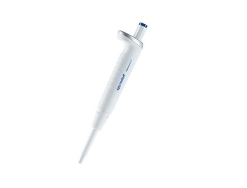 Picture of Eppendorf Reference® 2, 1-channel, fixed, 10 µL, medium gray.