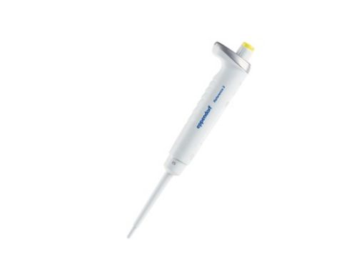 Picture of Eppendorf Reference® 2, 1-channel, fixed, 25 µL, yellow.