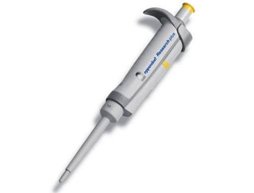 Picture of Eppendorf Research® plus single-channel, fixed, 10 µL yellow