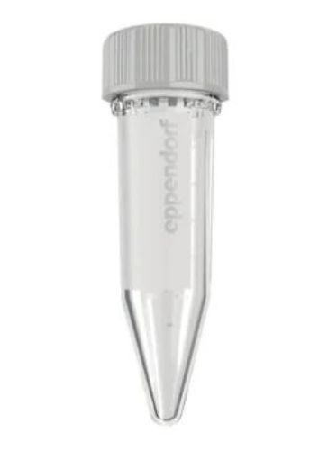 Picture of Eppendorf Tubes® 5.0 mL with screw cap, 5.0 mL, Eppendorf Quality™, colorless, 200 tubes (2 bags × 100 tubes)