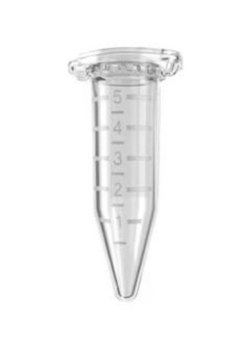 Picture of Eppendorf Tubes® 5.0 mL with snap cap, 5.0 mL, Biopur®, colorless, 50 tubes, individually wrapped