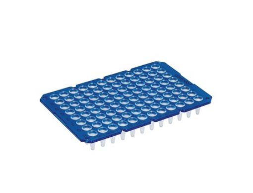 Picture of Eppendorf twin.tec® PCR Plate 96, divisible, unskirted, divisible, 150 µL, PCR clean, blue, 20 plates