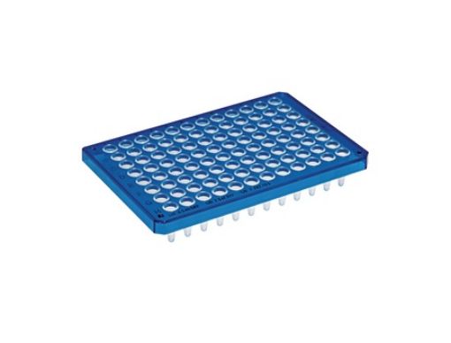 Picture of Eppendorf twin.tec® PCR Plate 96, semi-skirted, 250 µL, PCR clean, blue, 25 plates