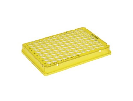 Picture of Eppendorf twin.tec® PCR Plate 96, skirted, 150 µL, PCR clean, yellow, 25 plates