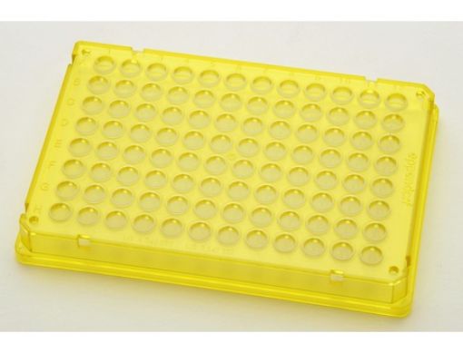 Picture of Eppendorf twin.tec® PCR Plate 96, skirted, 150 µL, PCR clean, yellow, 300 plates