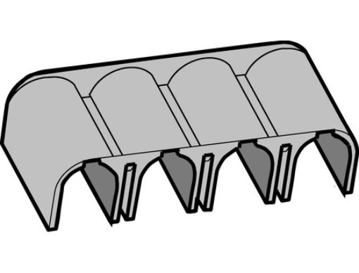 Picture of Locking clip for 12-channel pipettes, to prevent spring action in multi-channel pipettes, 3 pieces