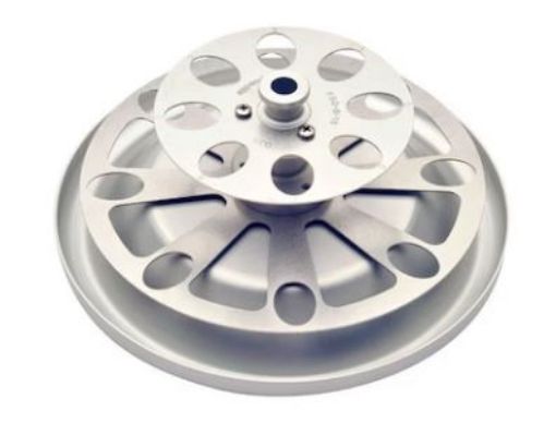 Picture of Rotor F-50-8-18, 8 places for 10 mL – 18 mL round-bottom tubes (18 x 105-128 mm)