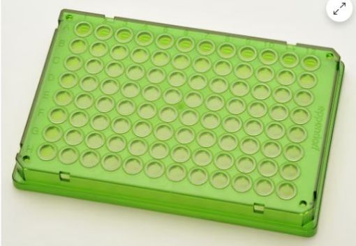 Picture of Eppendorf twin.tec PCR Plate 96, skirted (Wells colorless) green, 300 pcs.