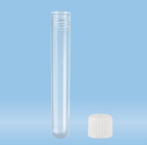 Picture of 8mL Culture Tube PC white screw cap, 1000 per Carton