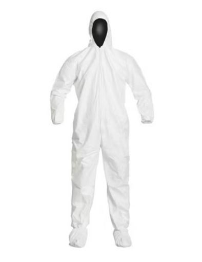 Picture of Tyvek Coverall with Hood & Boots, size 2XL, clean room packed & sterile, 25 per Carton