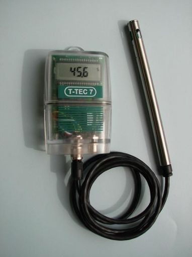 Picture of Temperature & humidity sensor with 2m cable & connector