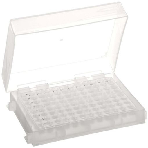 Picture of 96 Well PCR Rack, natural, for 0.2ml tubes, pack of 5