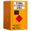 Picture of 30L underbench flammable liquid storage cabinet, single door, 1 shelf