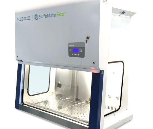 Picture of 1.5m Safemate Eco + biological safety cabinet, Class II with UV, gas, GPO, & vacuum connections