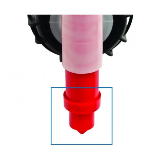 Picture of Nozzle Adaptor Red for 58MM Aeroflow Cap Tap, EACH